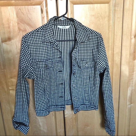 Vintage 90s Gingham Jacket - Picture 2 of 3